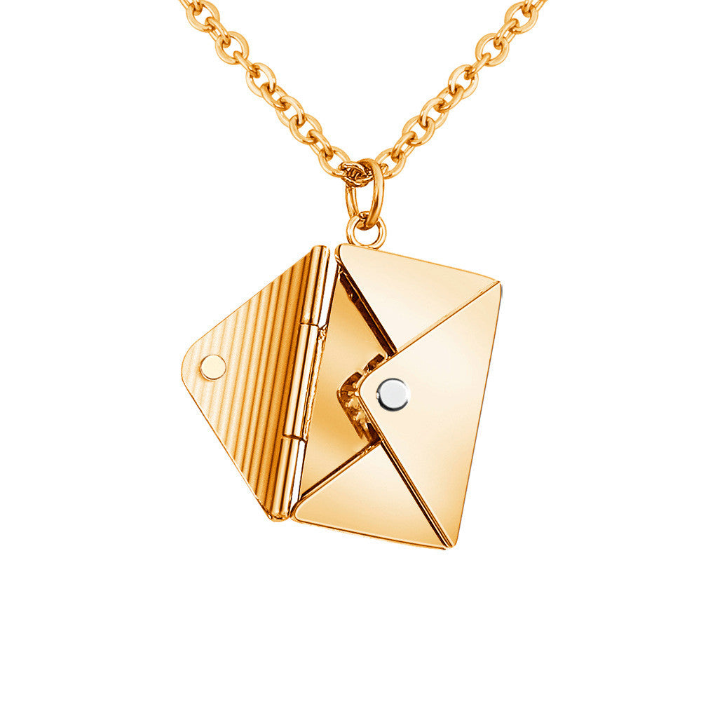 Secret Letter Envelope Necklace