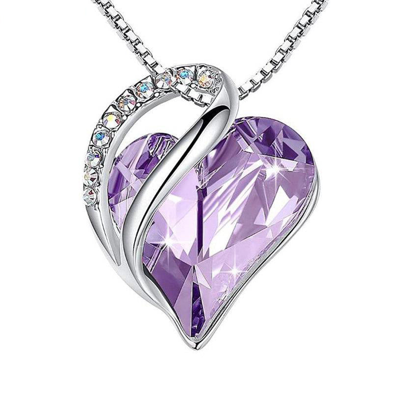 Aurora Prism Heart Necklace