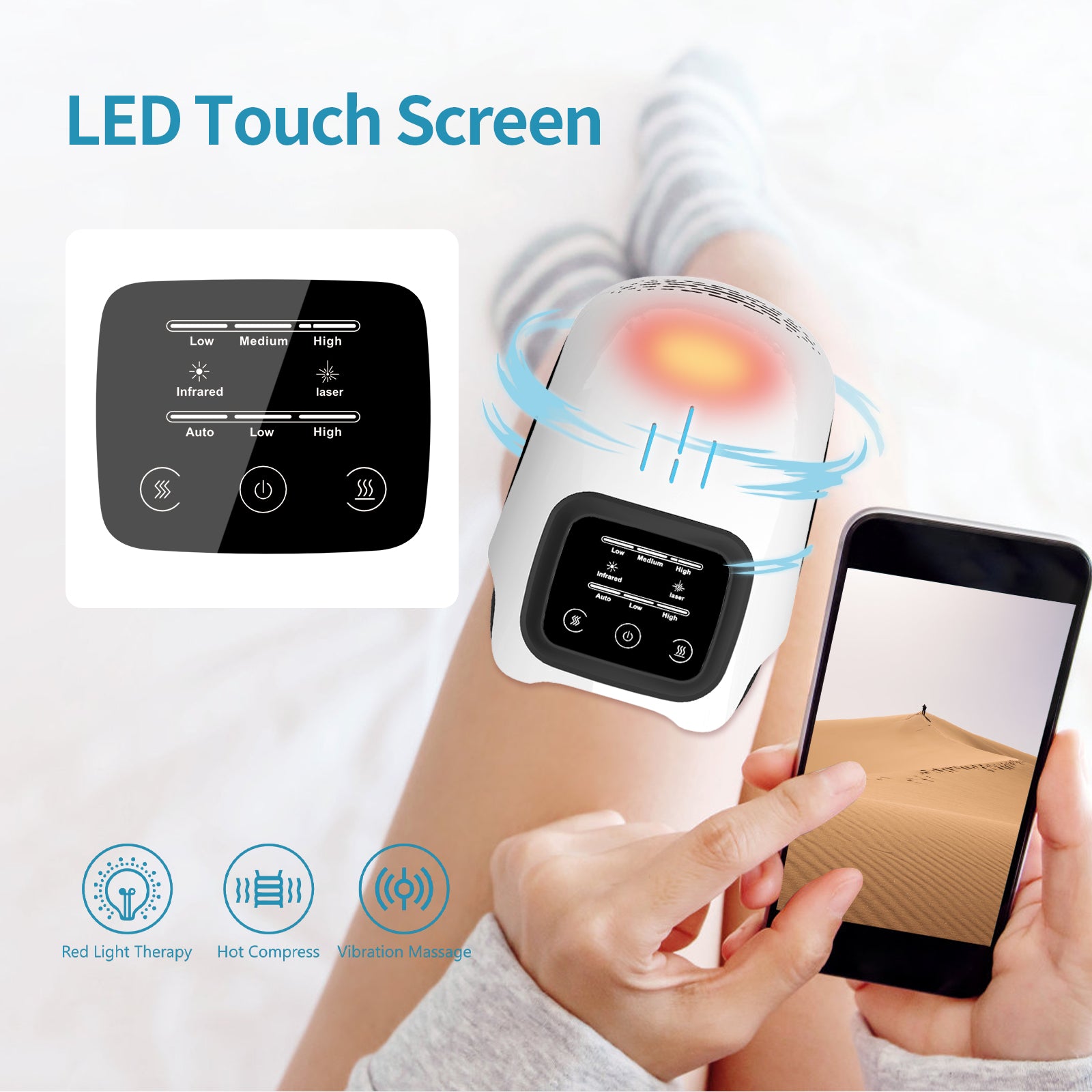 FlexiRelief™ Smart Knee Massager