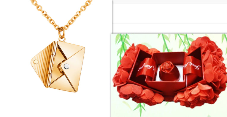 Secret Letter Envelope Necklace