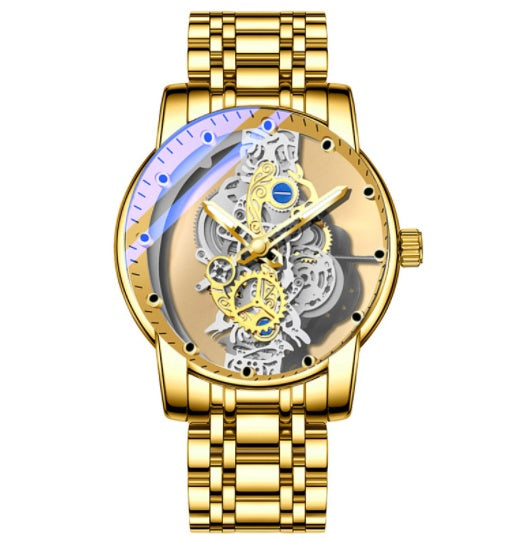 EMPYRE™ Gold Skeleton Watch