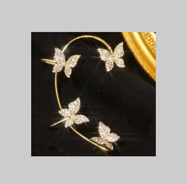 Premium Butterfly Ear Clip Set