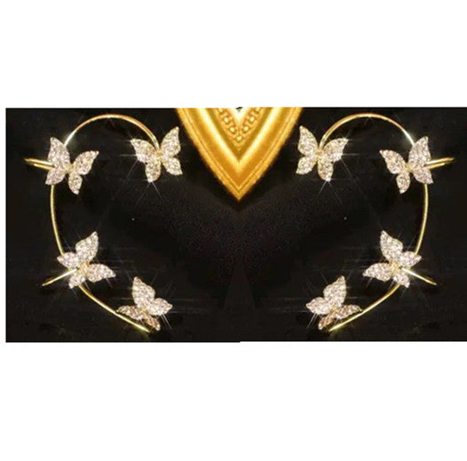 Premium Butterfly Ear Clip Set