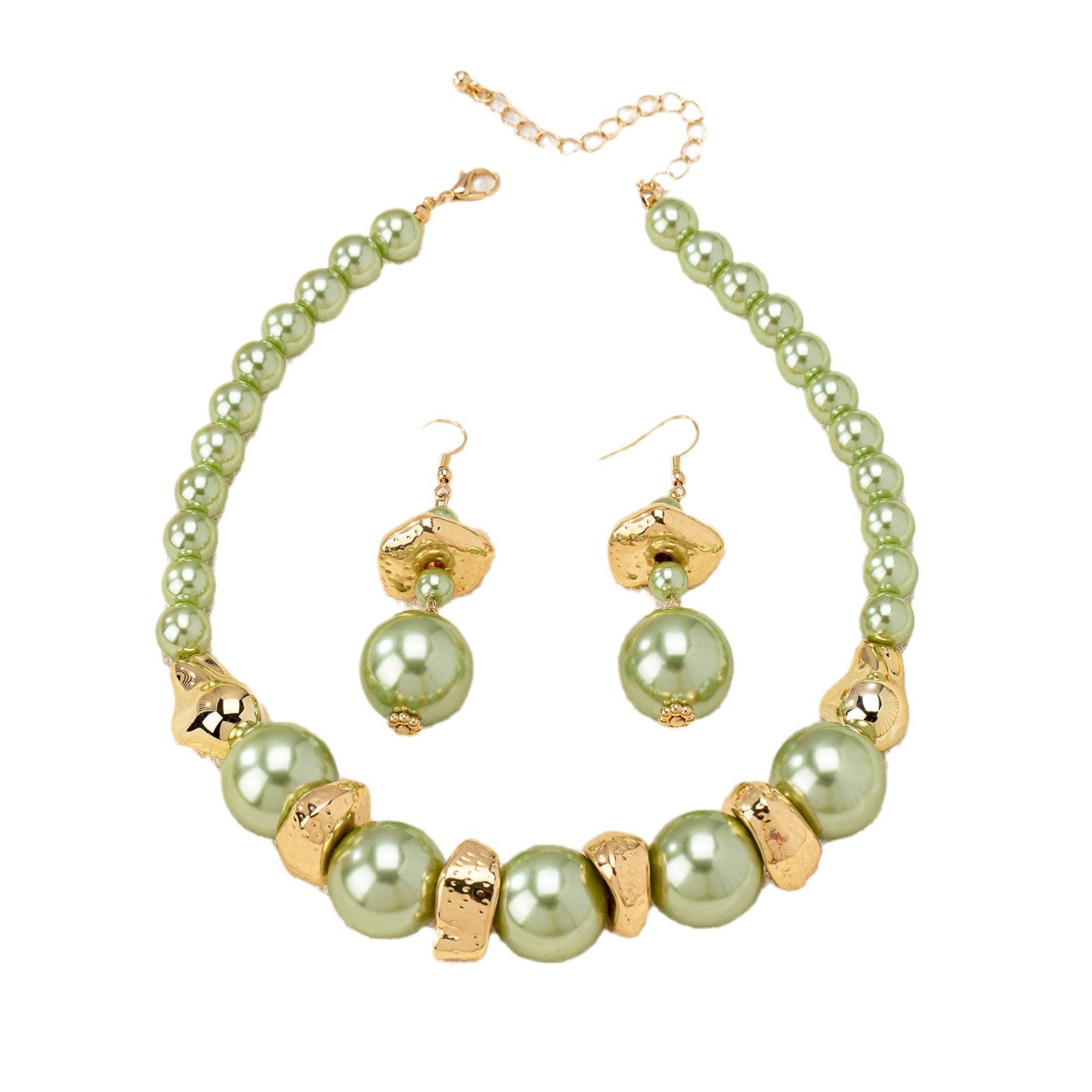 Elegant Pearl-Style Jewelry Set