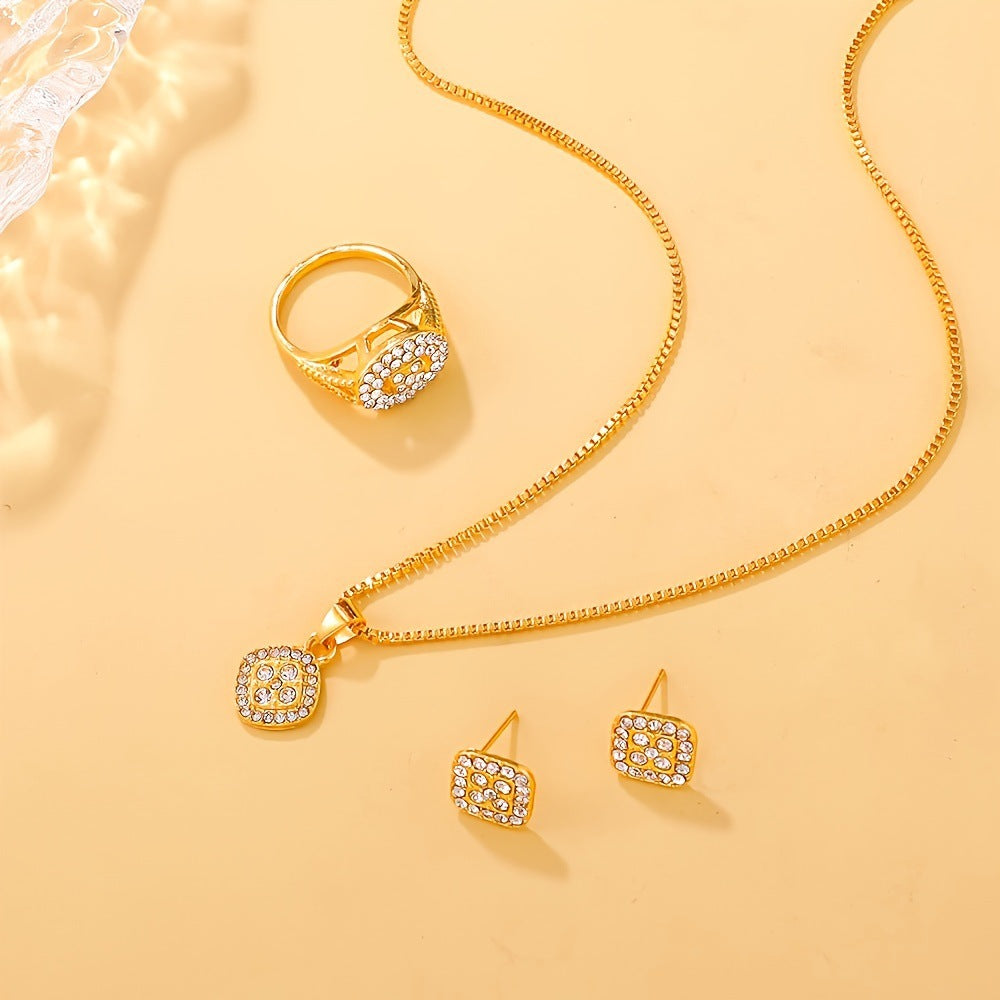 Luxury Jewelry Set – Elegant 3-Piece Collection