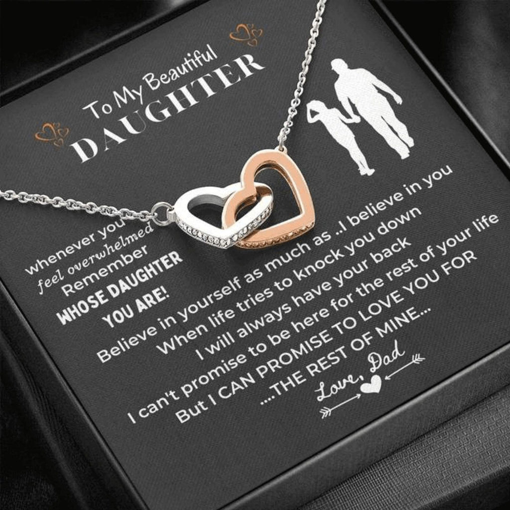 Soulmate Double Heart Silver Necklace