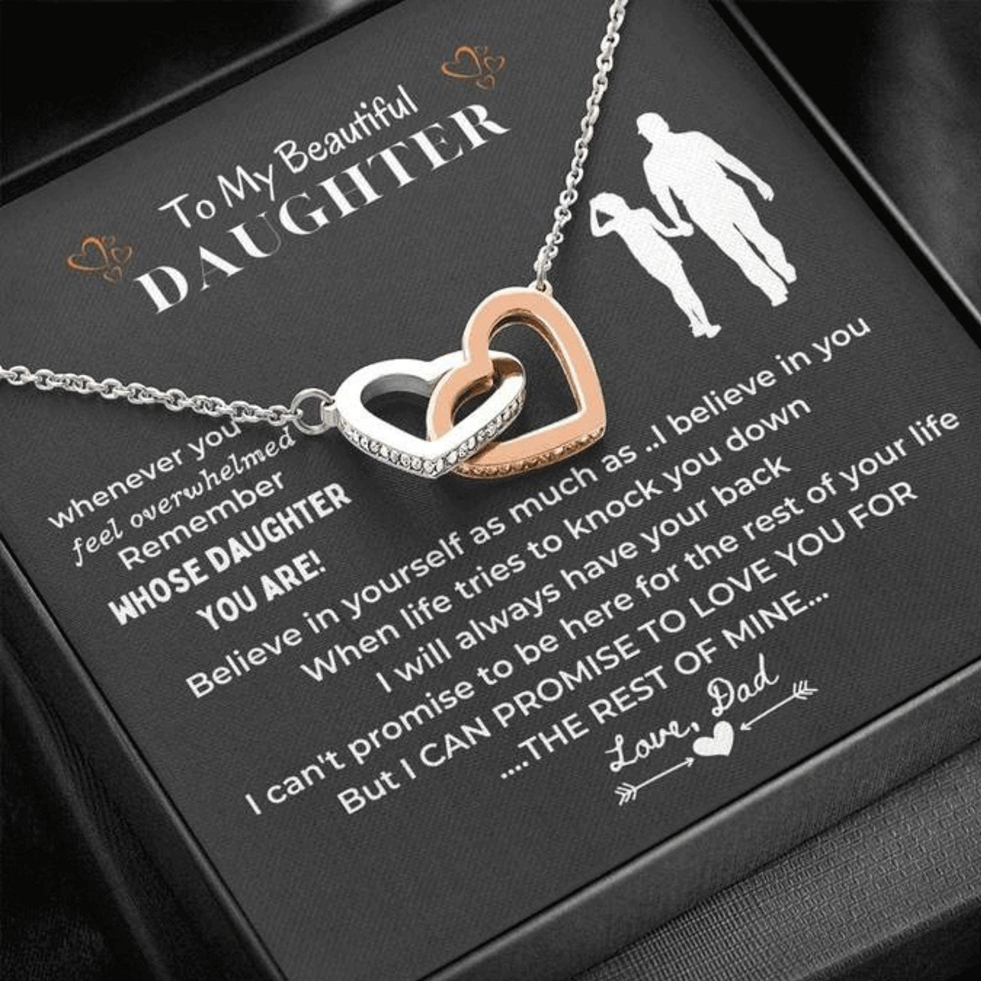 Soulmate Double Heart Silver Necklace