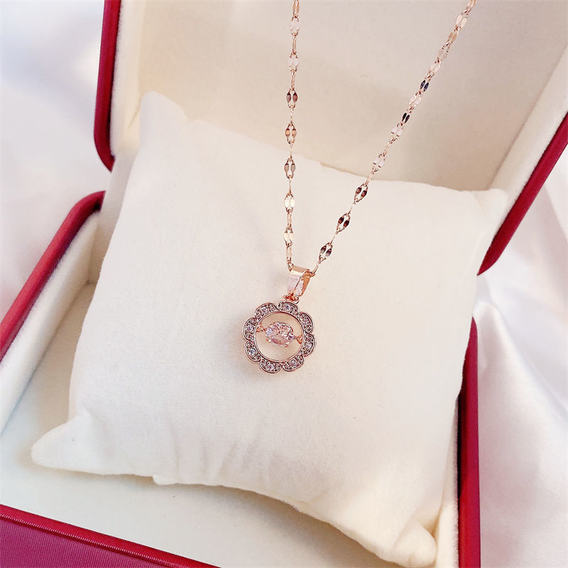 Aurelia Prism Cube Pendant Necklace