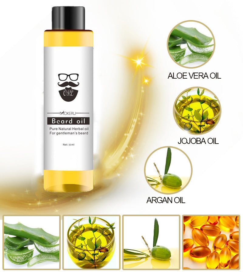 HOKERU Beard Oil – Premium Beard Care Spray (30ml)