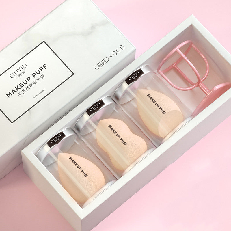 OUYILI™ Premium Makeup Puff Set with Drying Stand