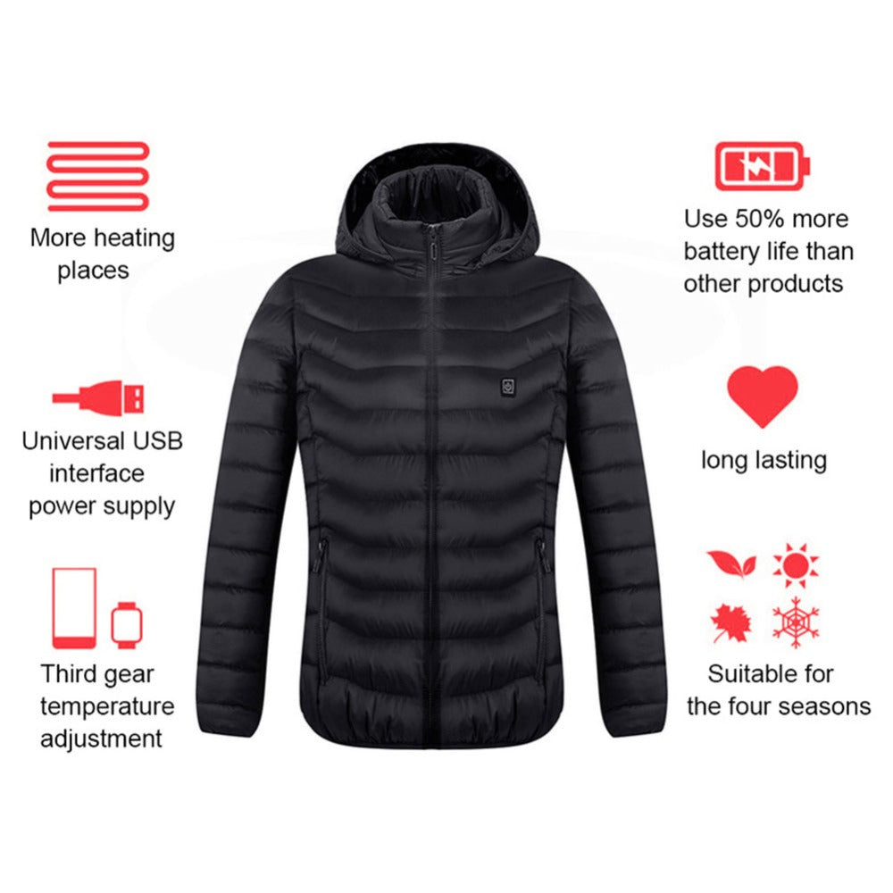 Smart Heated Jacket – Advanced Winter Protection System