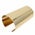 Bold Geometric Wide Cuff Statement Bracelet