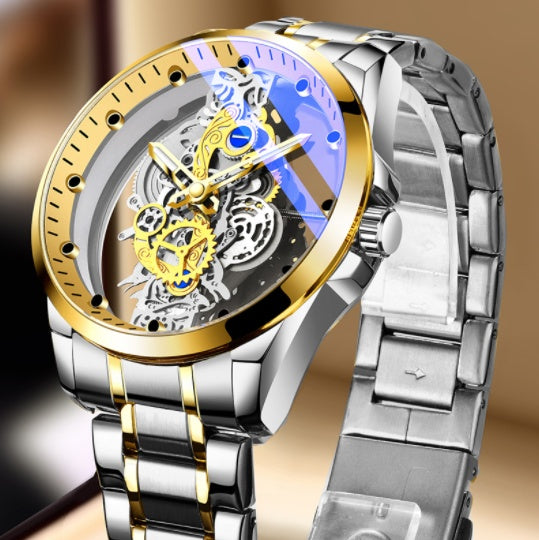 EMPYRE™ Gold Skeleton Watch