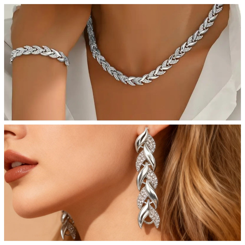 Luxury Leaf Jewelry Set