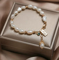 Zodiac Pearl Charm Bracelet
