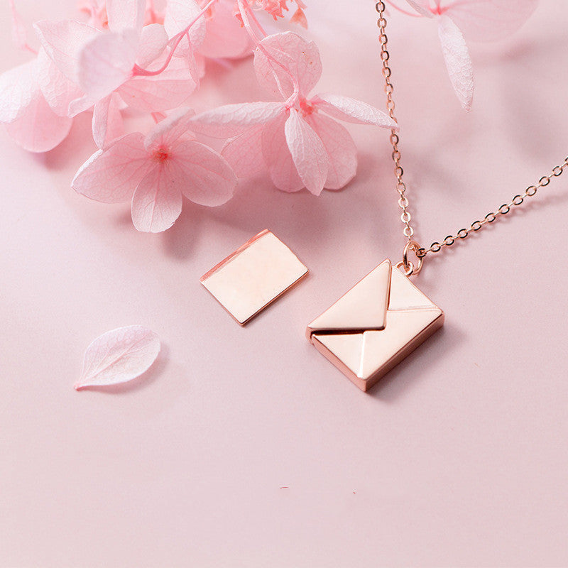 Secret Letter Envelope Necklace