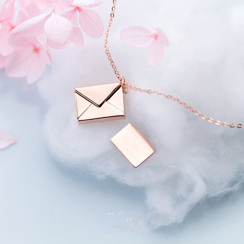 Secret Letter Envelope Necklace
