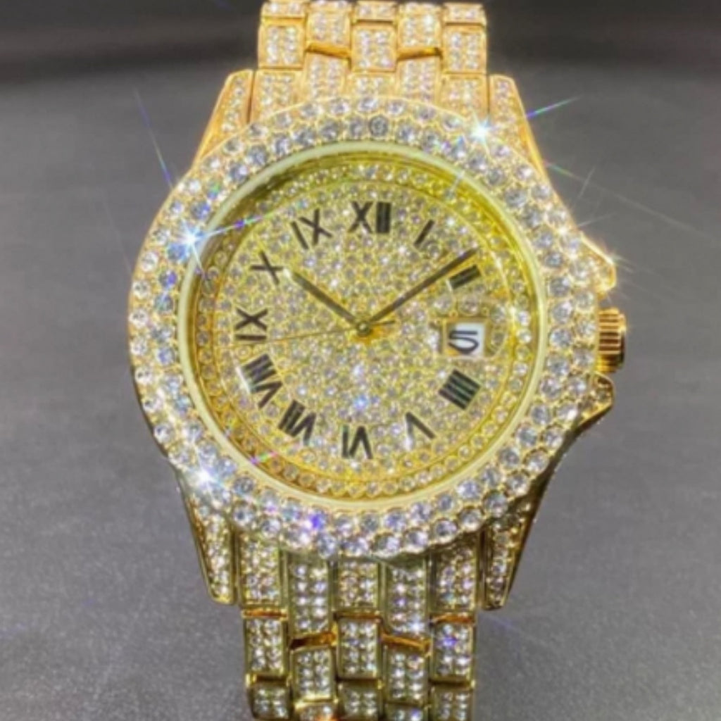 VELTORA™ Royal Diamond Iced Watch