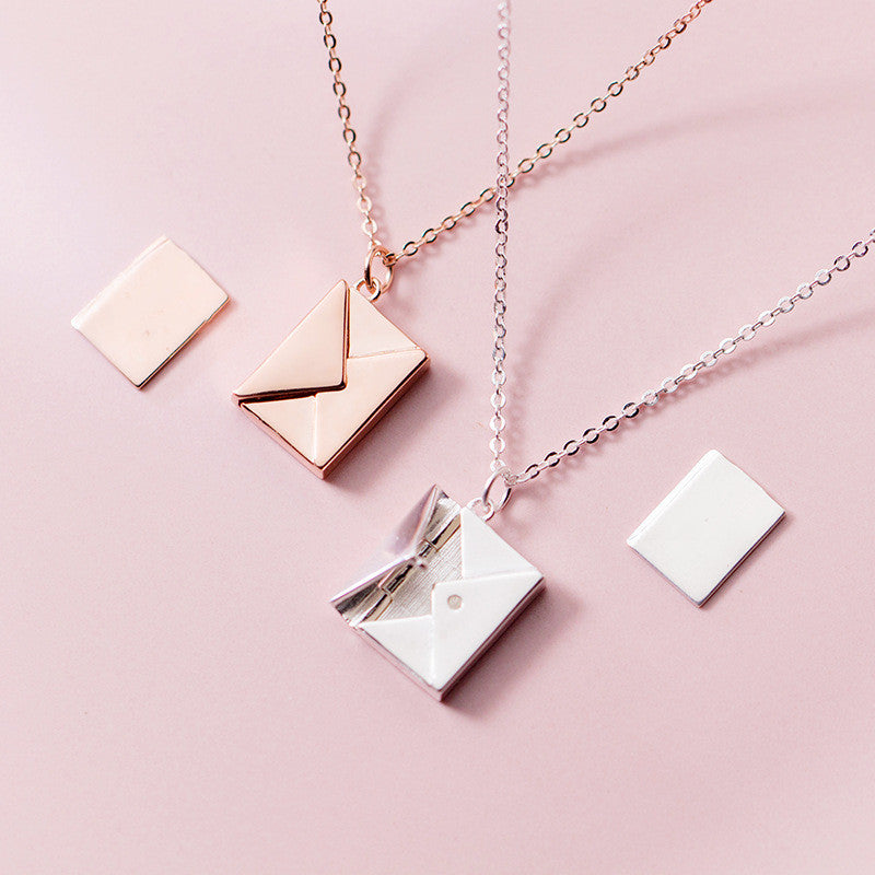 Secret Letter Envelope Necklace