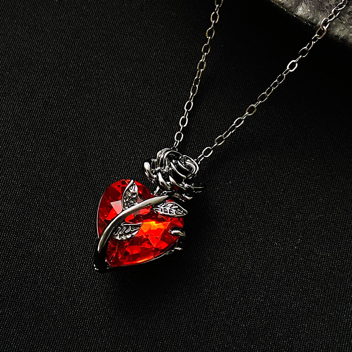 Crystal Heart Necklace