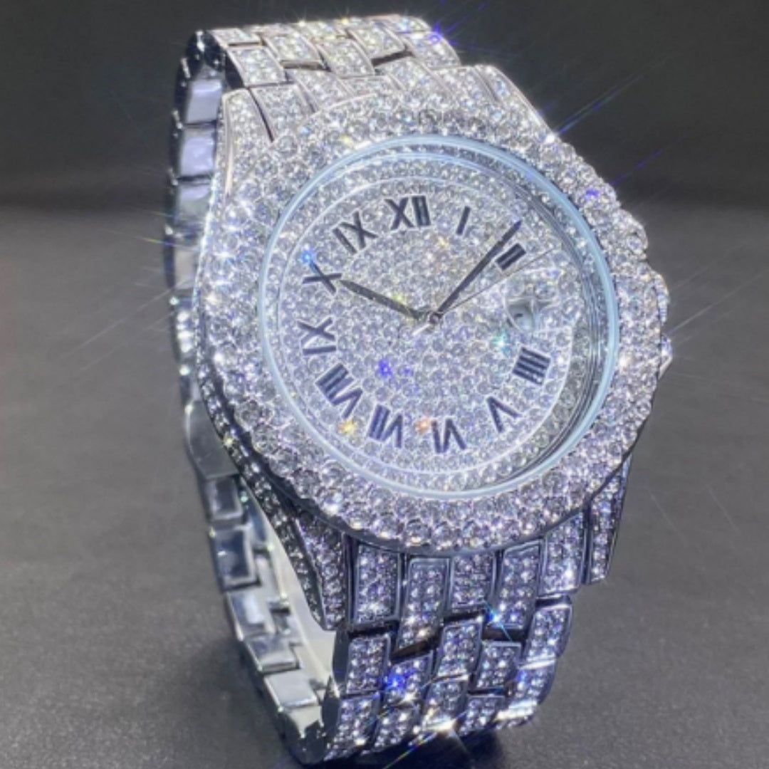 VELTORA™ Royal Diamond Iced Watch