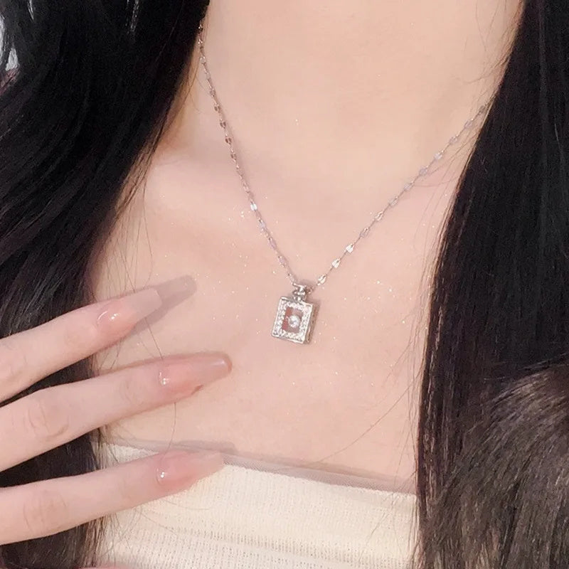 Aurelia Prism Cube Pendant Necklace