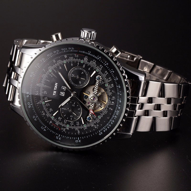 TIE DAN™ Moonphase Luxury Quartz Watch