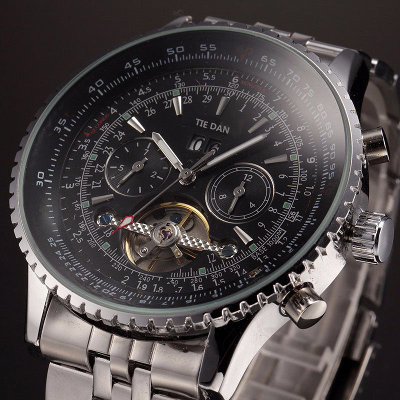TIE DAN™ Moonphase Luxury Quartz Watch