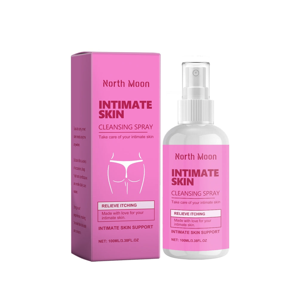North Moon- Intimate Skin Cleansing Spray – Refreshing Feminine Hygiene Mist (100ml)