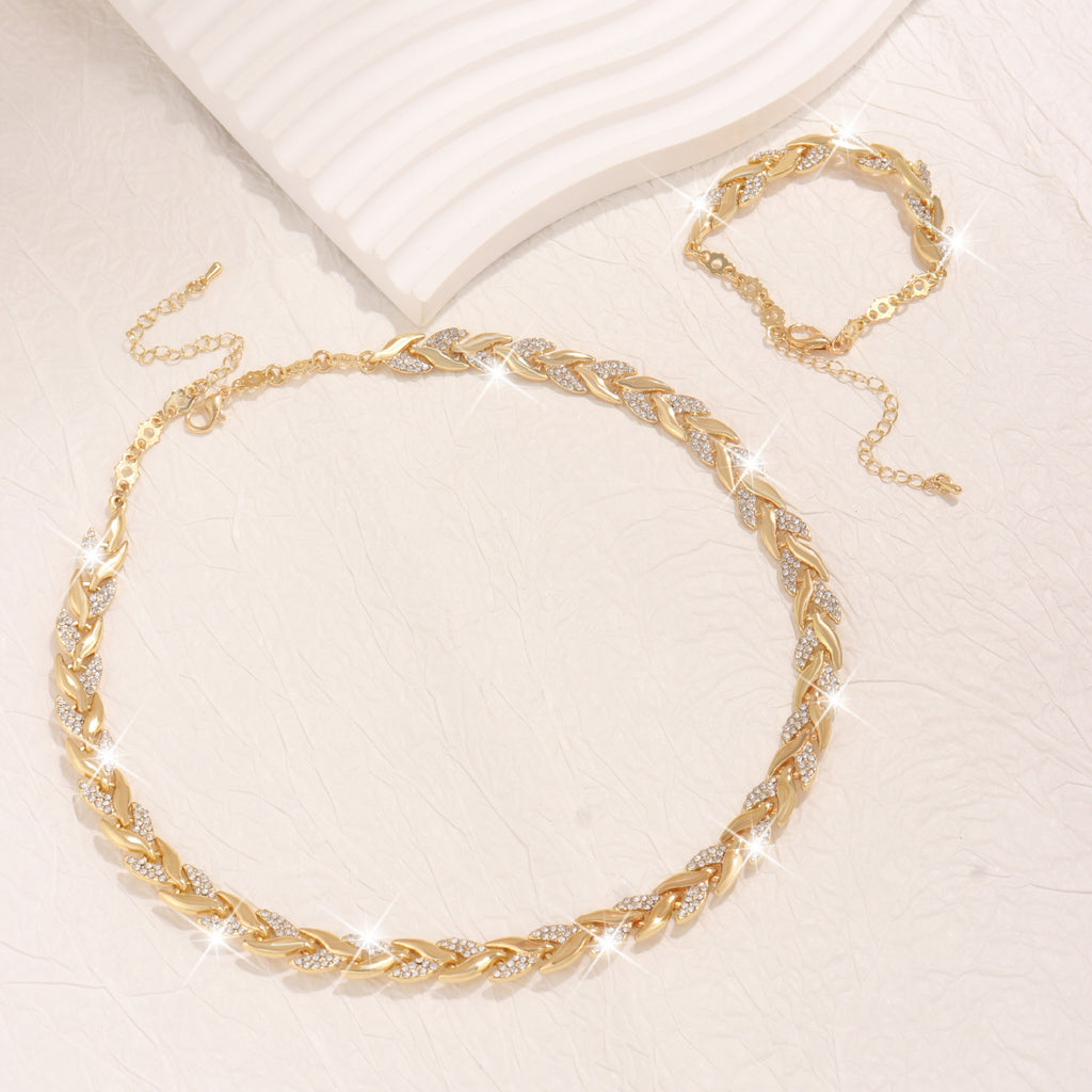 Luxury Leaf Jewelry Set