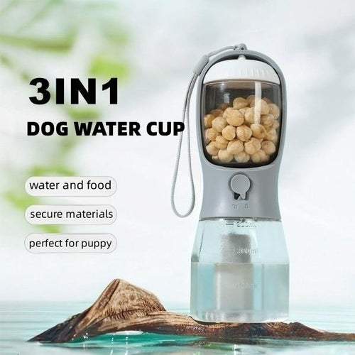 Advanced 3-In-1 Portable Pet Water Bottle