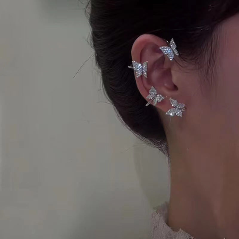 Premium Butterfly Ear Clip Set