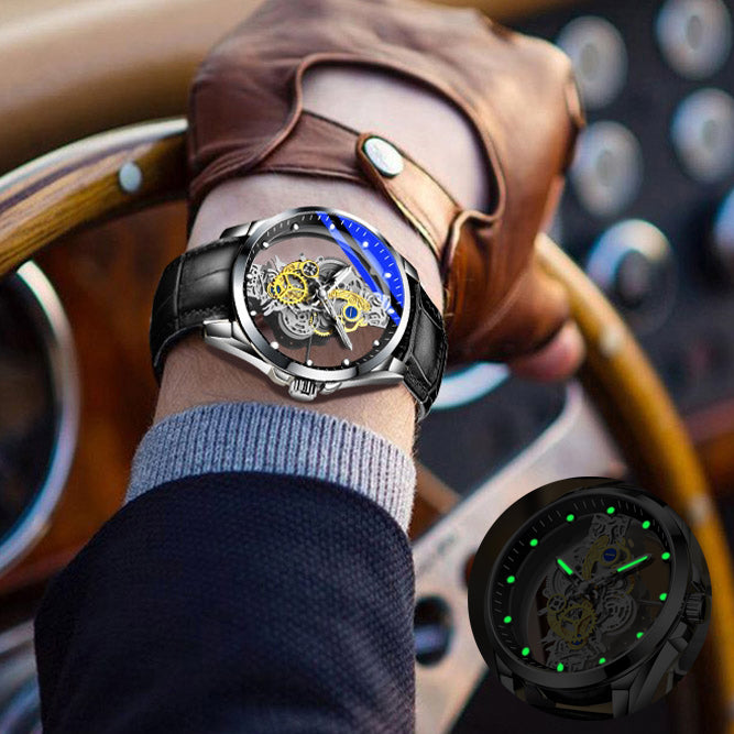 EMPYRE™ Gold Skeleton Watch