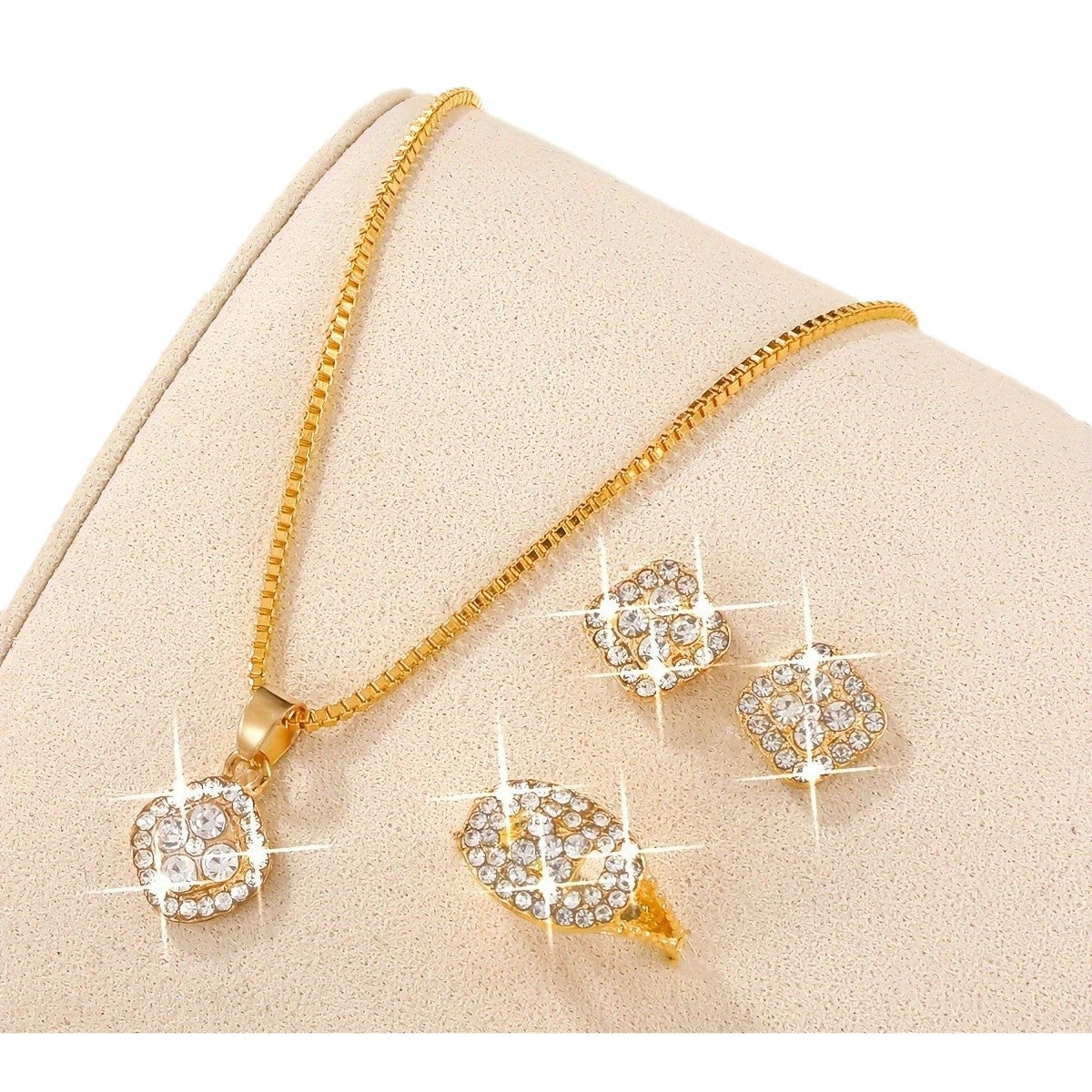 Luxury Jewelry Set – Elegant 3-Piece Collection