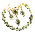Royal Olive Green Zircon Jewelry Set
