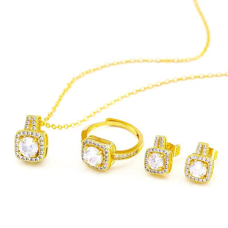 Luxury Zircon Jewelry Set