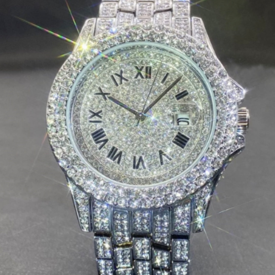 VELTORA™ Royal Diamond Iced Watch
