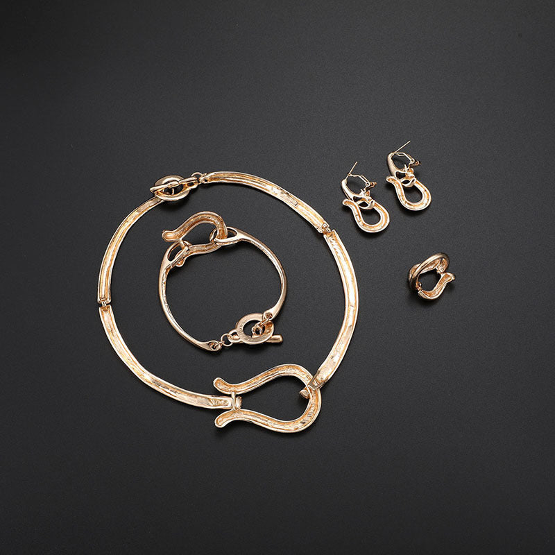 Premium Golden Glow Jewelry Set