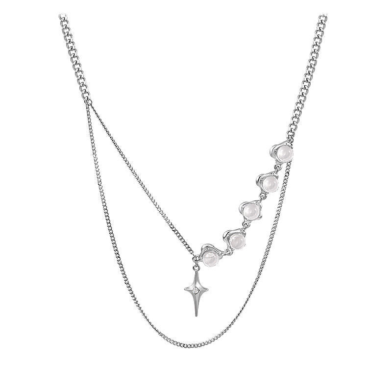 Noctéra Crystal Edge Necklace