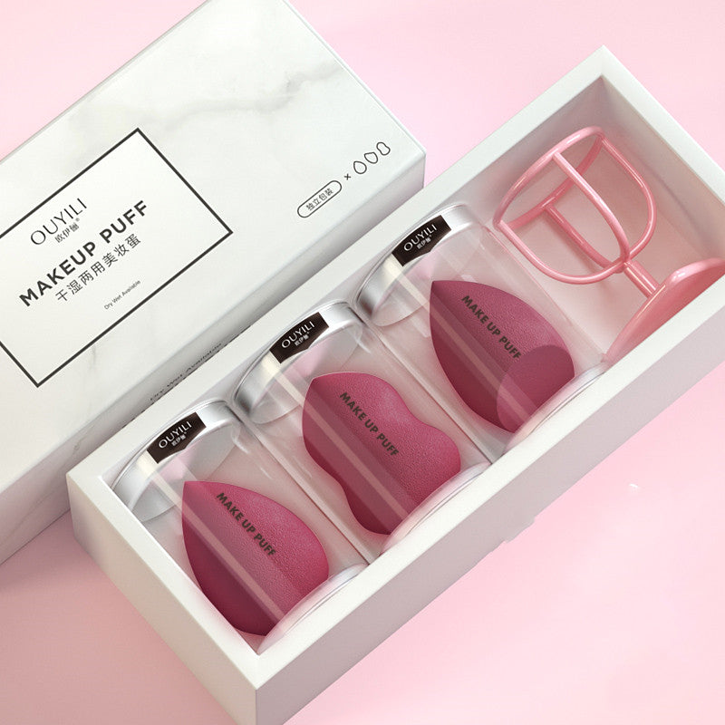 OUYILI™ Premium Makeup Puff Set with Drying Stand