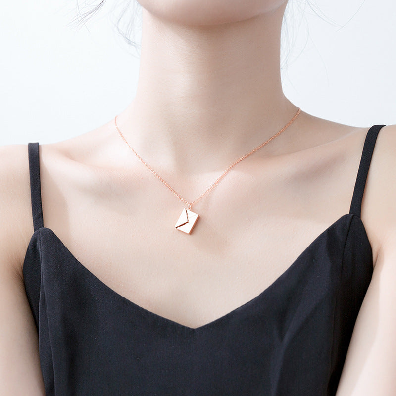 Secret Letter Envelope Necklace