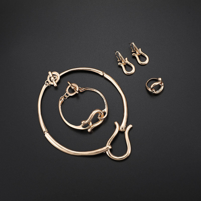 Premium Golden Glow Jewelry Set