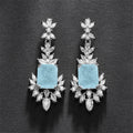 Water Drop Zircon Stud Earrings