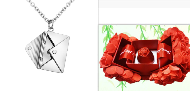 Secret Letter Envelope Necklace