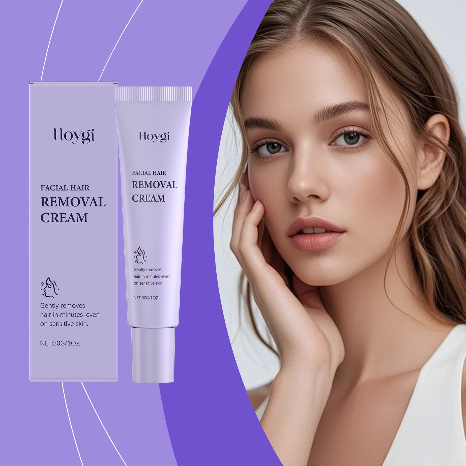 HOYGI™ SatinBare Facial Hair Removal Oil