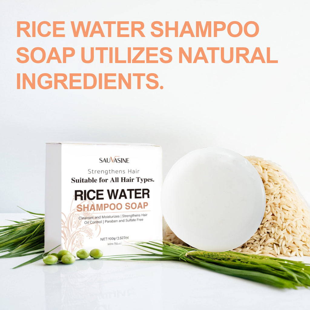 SAUVASINE™ Rice Water Shampoo Soap