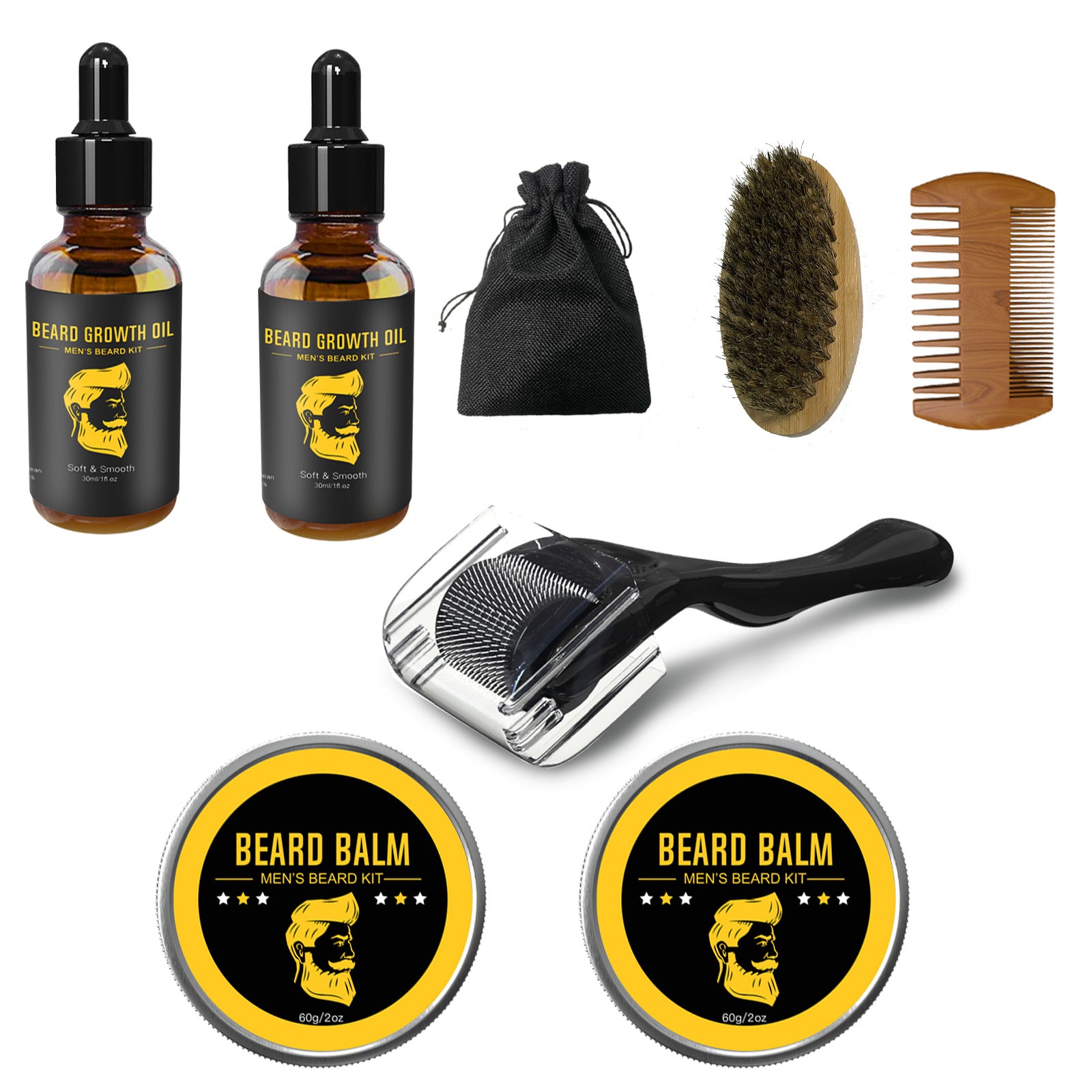 Men’s Beard Grooming Kit – Complete Beard Care & Styling Set