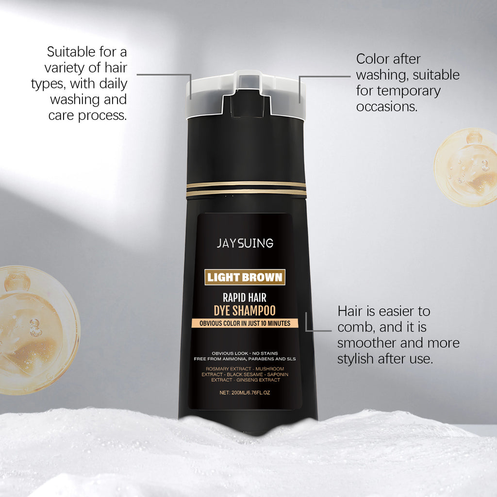 JAYSUING Rapid Hair Dye Shampoo – Instant Coverage (200ml)