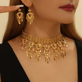 Royal Golden Heart Charm Jewelry Set