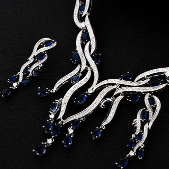 Emerald Crystal Luxury Jewelry Set